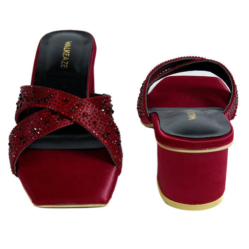 Women Formal Block Heel - 75095S - Block Heel - Walkeaze